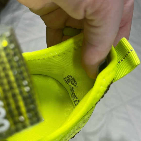 Steve Madden SM NY90 Y2K Neon Green With Rhinestones Sneakers Women Size 6.5 - Picture 10 of 11